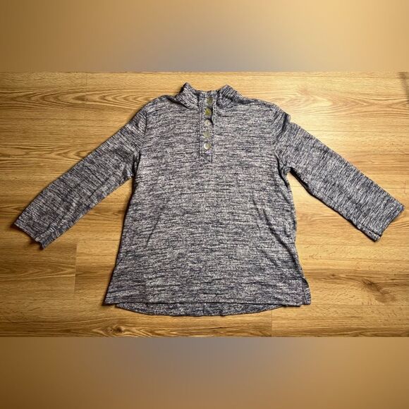 Soft Surroundings Long Sleeve Half Button Sweater Size XL - Picture 1 of 10